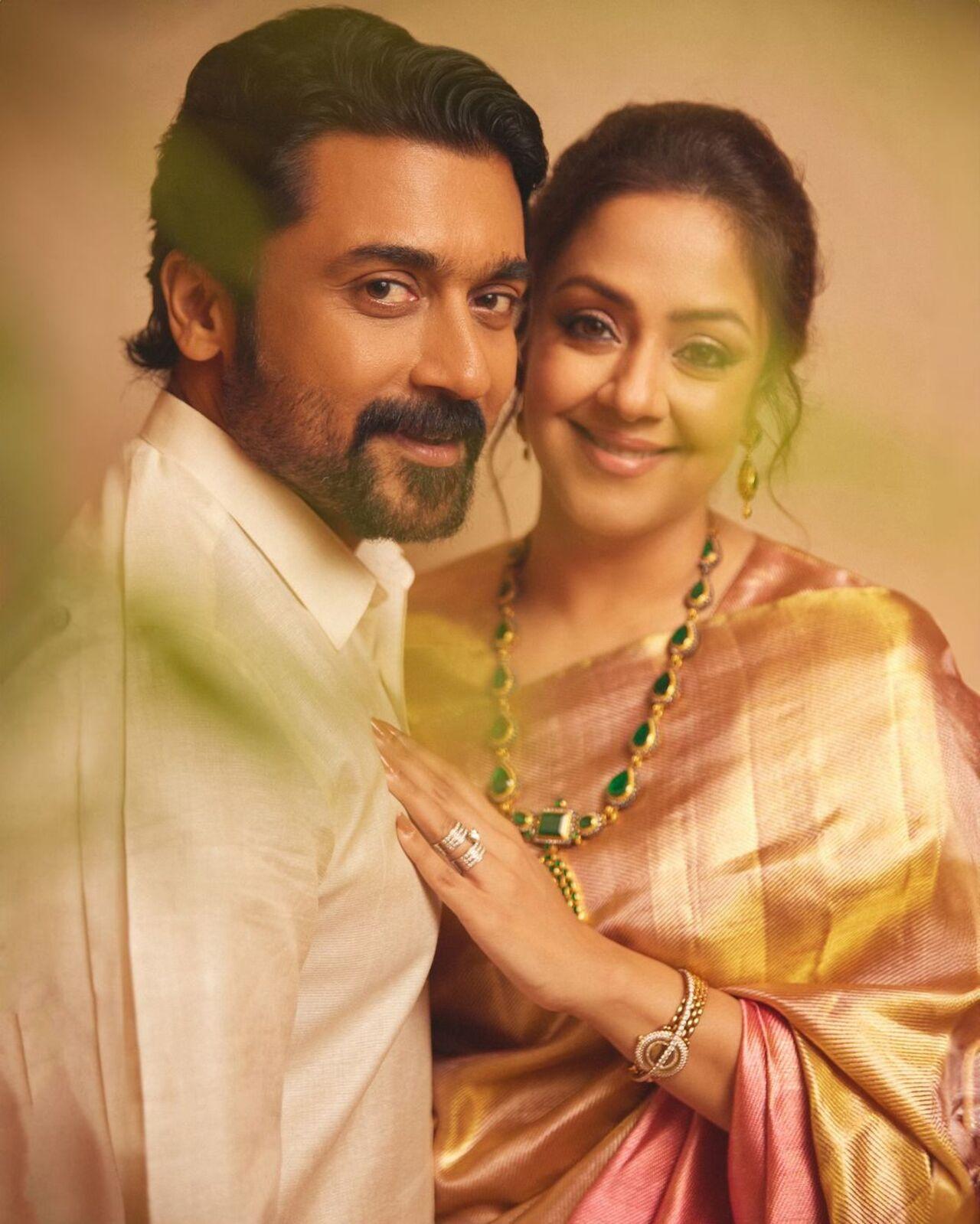 Suriya and Jyotika first met on the sets of the Tamil film 'Poovellam Kettuppar' in 1999