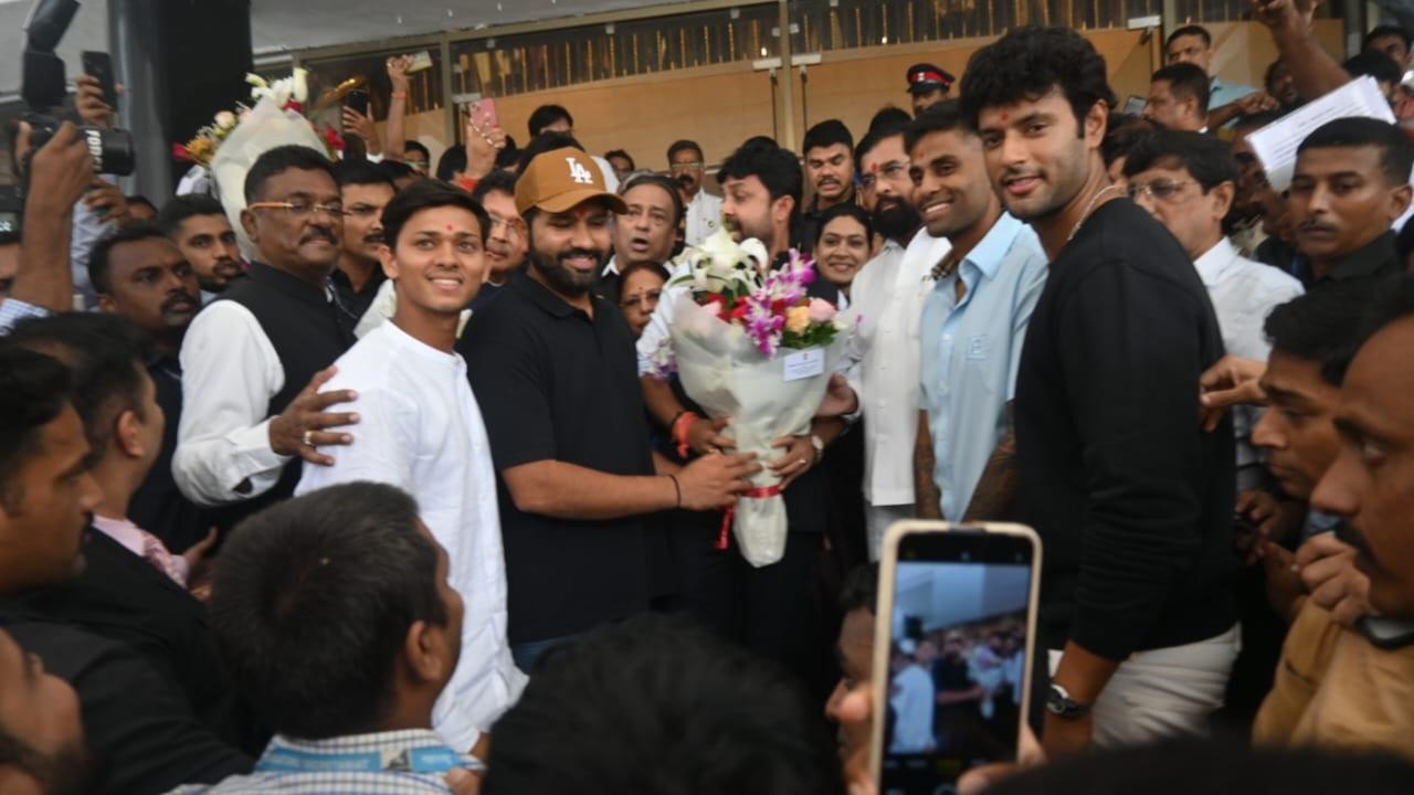 The T20 World Cup-winning Team India returned home to a euphoric reception on Thursday morning, after winning the title in Barbados