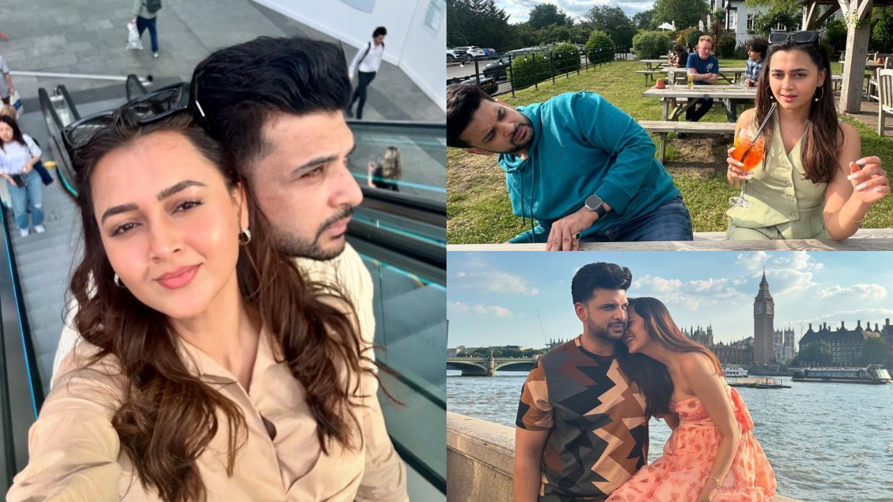 Karan Kundra and Tejasswi Prakash's London vacation