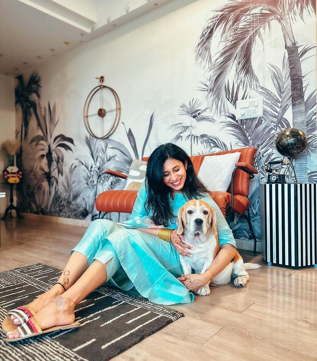 The couple often shares glimpses of their furry friends on social media