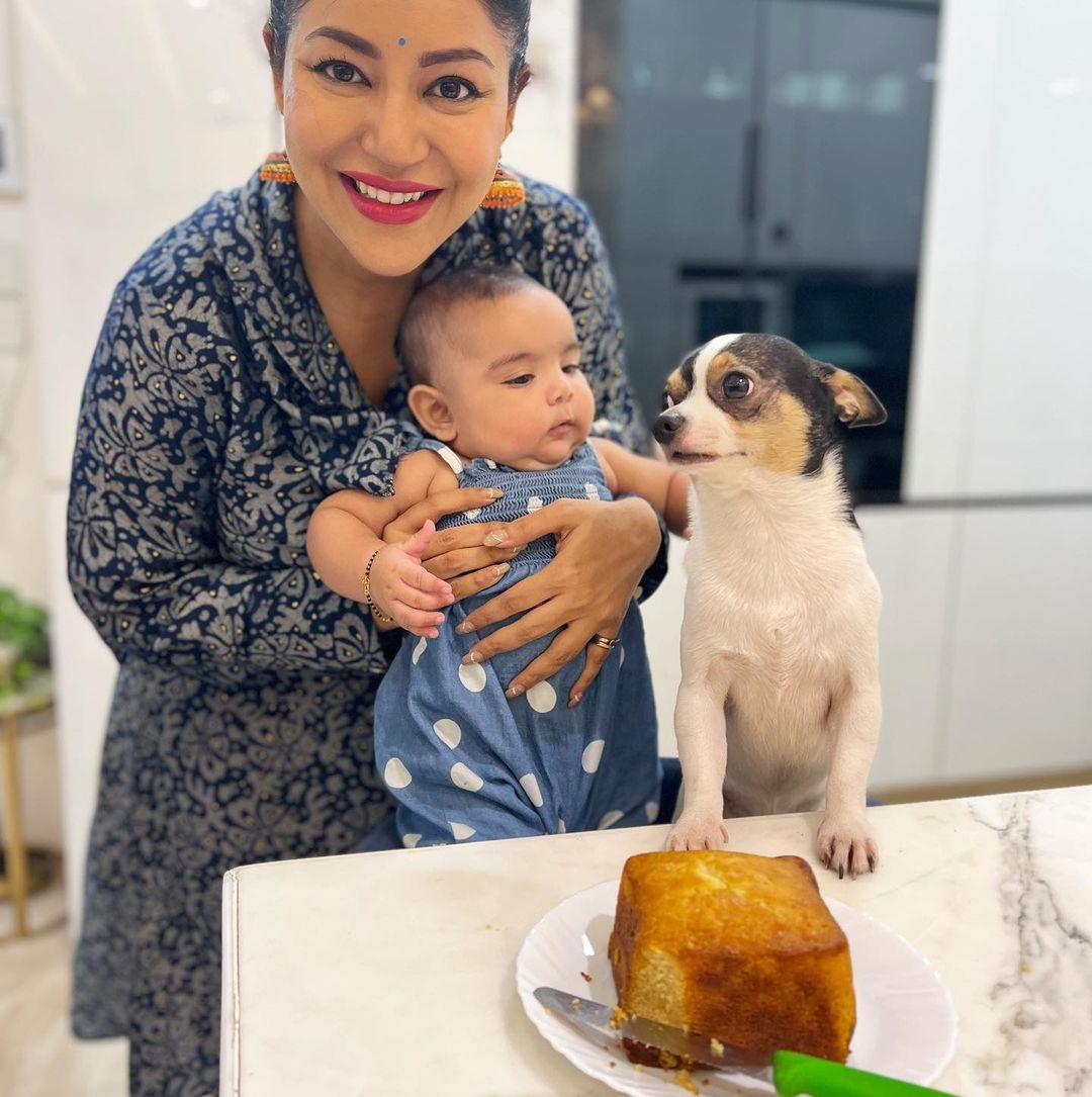 Debina Bonnerjee has a cute little Chihuahua named Pablo
