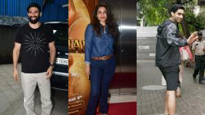 Spotted in the city: Aditya Roy Kapur, Raveena Tandon, Agastya Nanda and others
