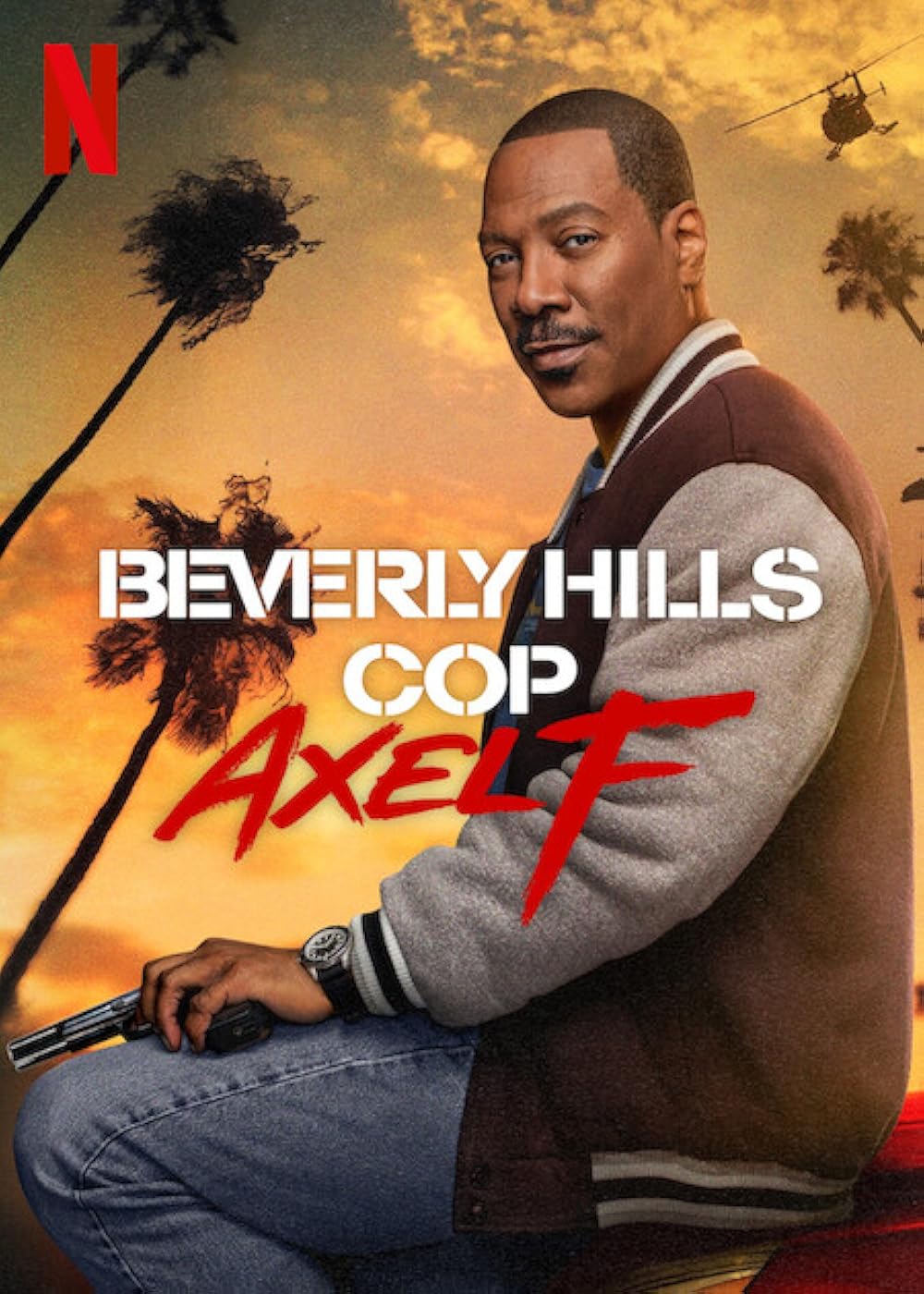 Beverly Hills Cop: Axel F (3 July 2024, Netflix)  As the fourth movie in the Beverly Hills Cop series and a follow-up to Beverly Hills Cop III (1994), this action-comedy brings Axel Foley back to Beverly Hills. The savvy police lieutenant from Detroit joins forces with his daughter Jane, her ex-boyfriend, and his old buddies John Taggart and Billy Rosewood to uncover who is threatening his daughter.