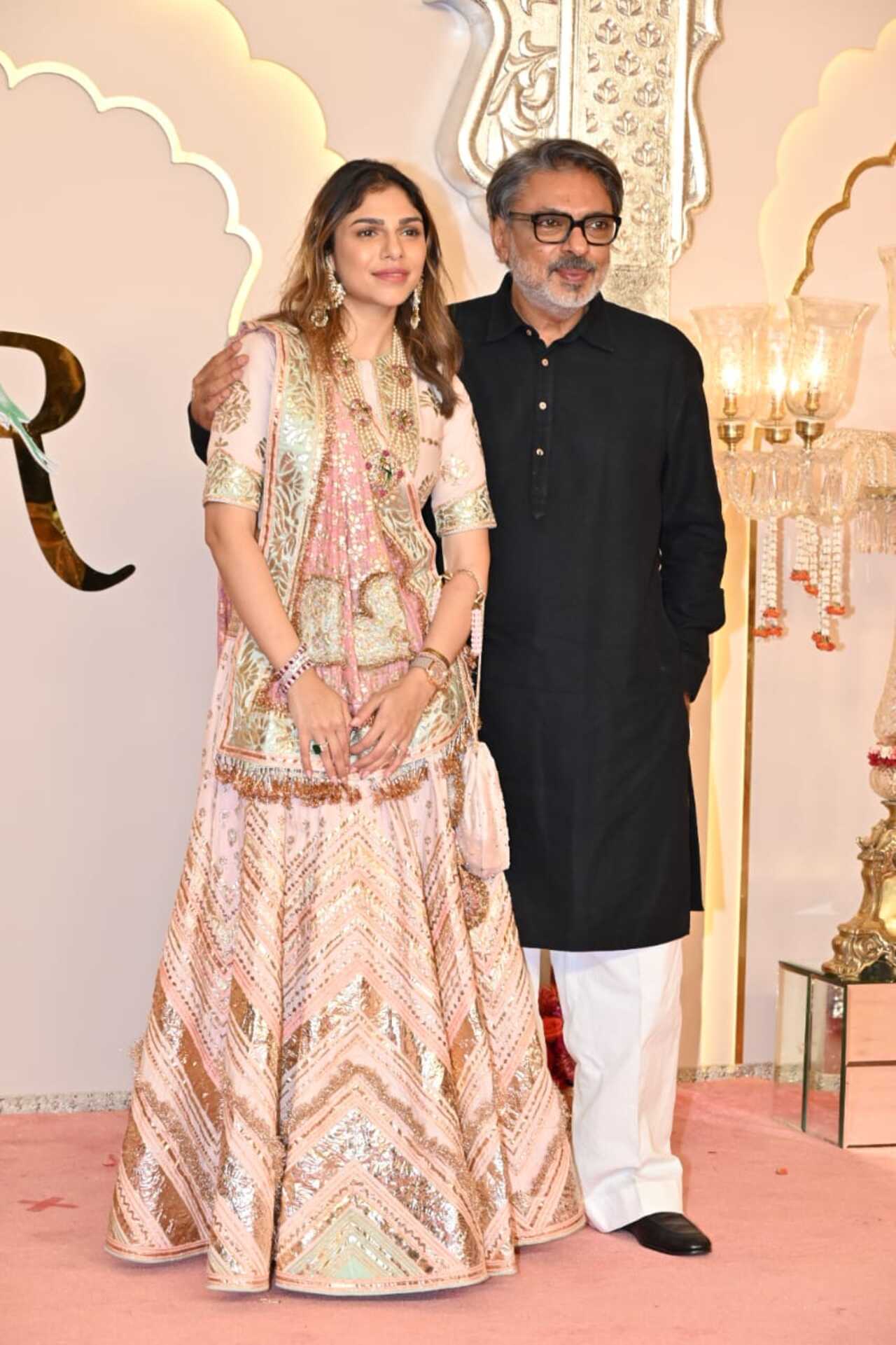 Sanjay Leela Bhansali reached the venue with his niece Sharmin Sehgal