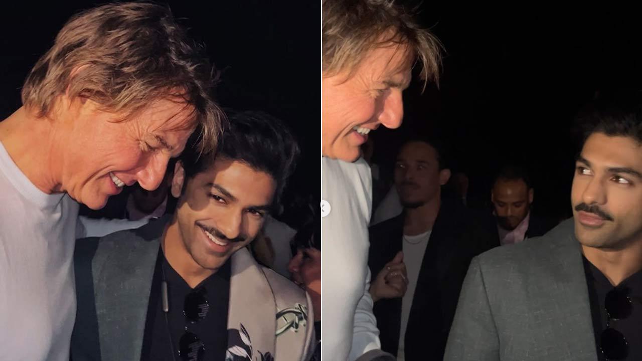 'Heeramandi' actor Taha Shah Badussha meets his 'lifelong idol' Tom Cruise