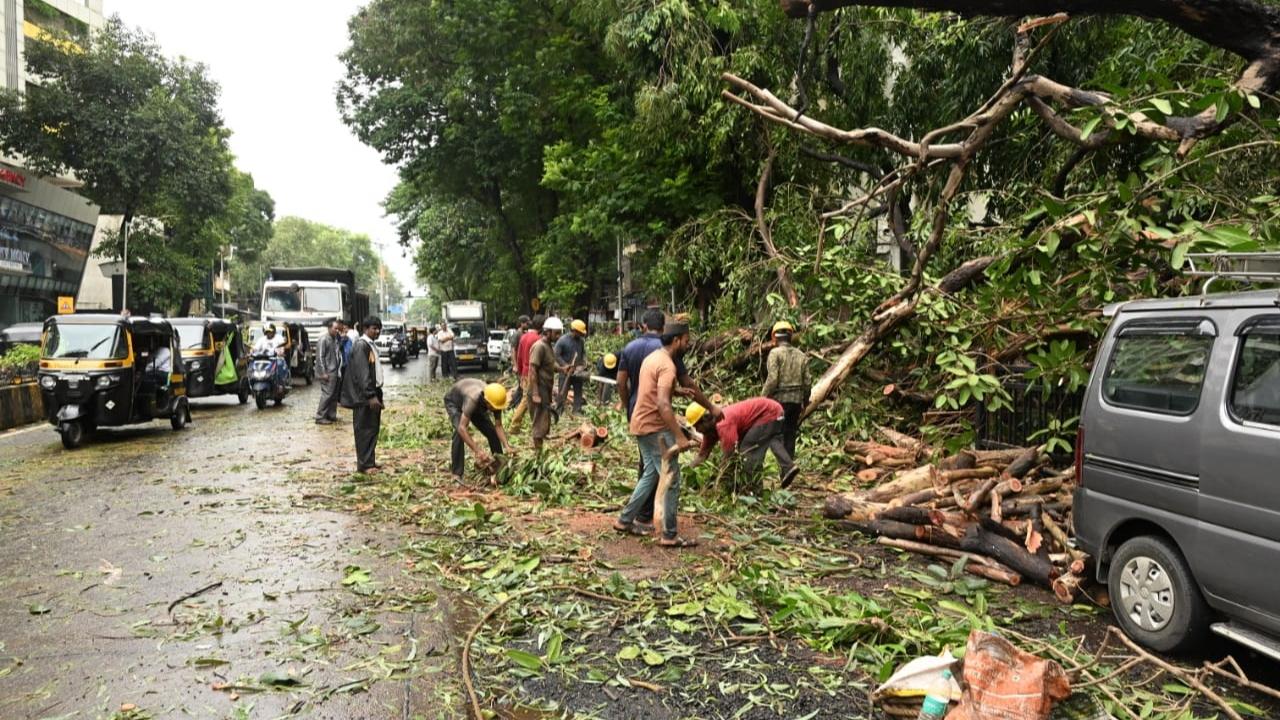 The police, in its advisory, said that residents should leave their homes only if necessary and take precautions. In case of any emergency, number 100 has also been issued