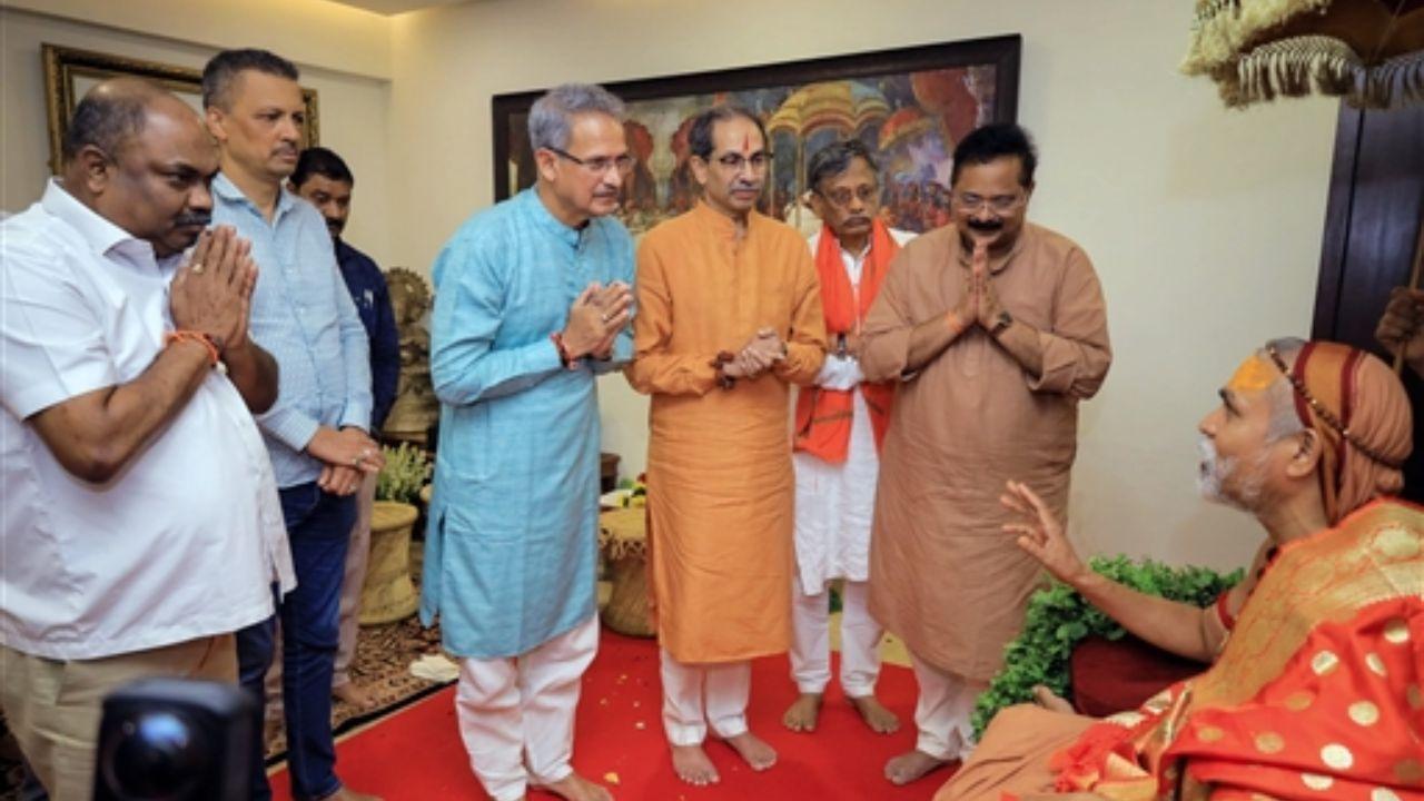 IN PHOTOS: Uddhav Thackeray described as victim of betrayal by Shankaracharya