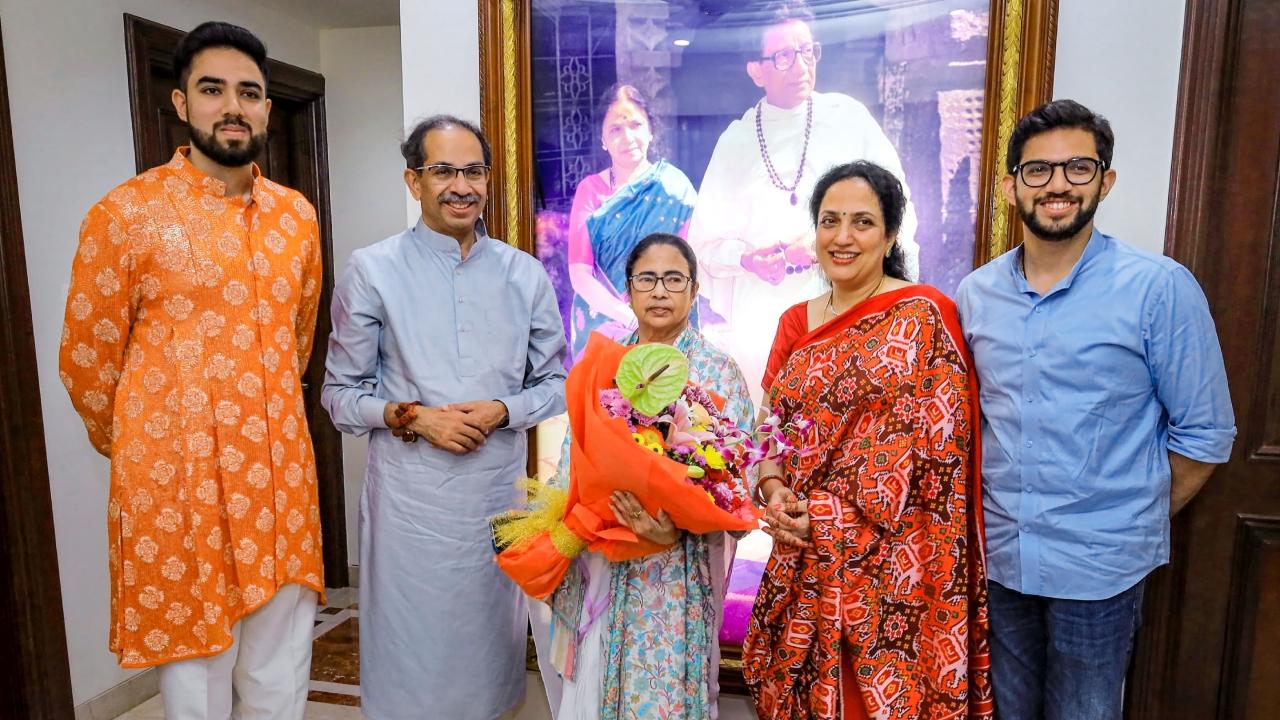 This was Banerjee's first visit to Mumbai after the June 4 Lok Sabha results which saw the INDIA bloc putting up better-than-expected performance