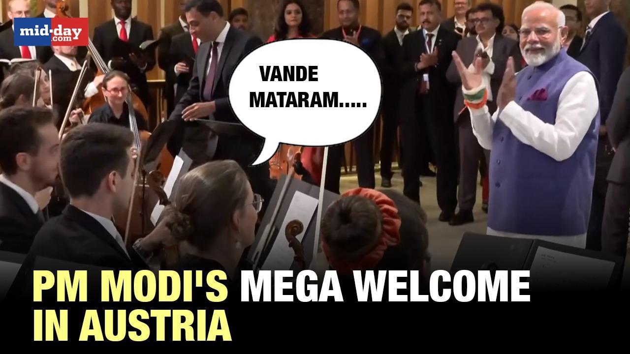 PM Modi in Austria | Heart-Warming Welcome For PM - WATCH