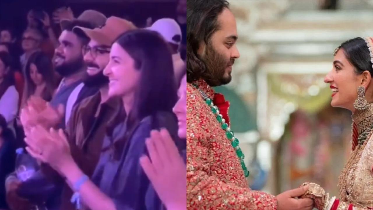 Anushka Sharma and Virat Kohli skip Anant-Radhika wedding to attend Krishna Das kirtan in London, watch video