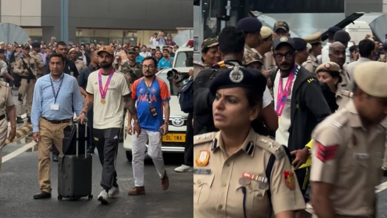 Team India Arrival Live Updates