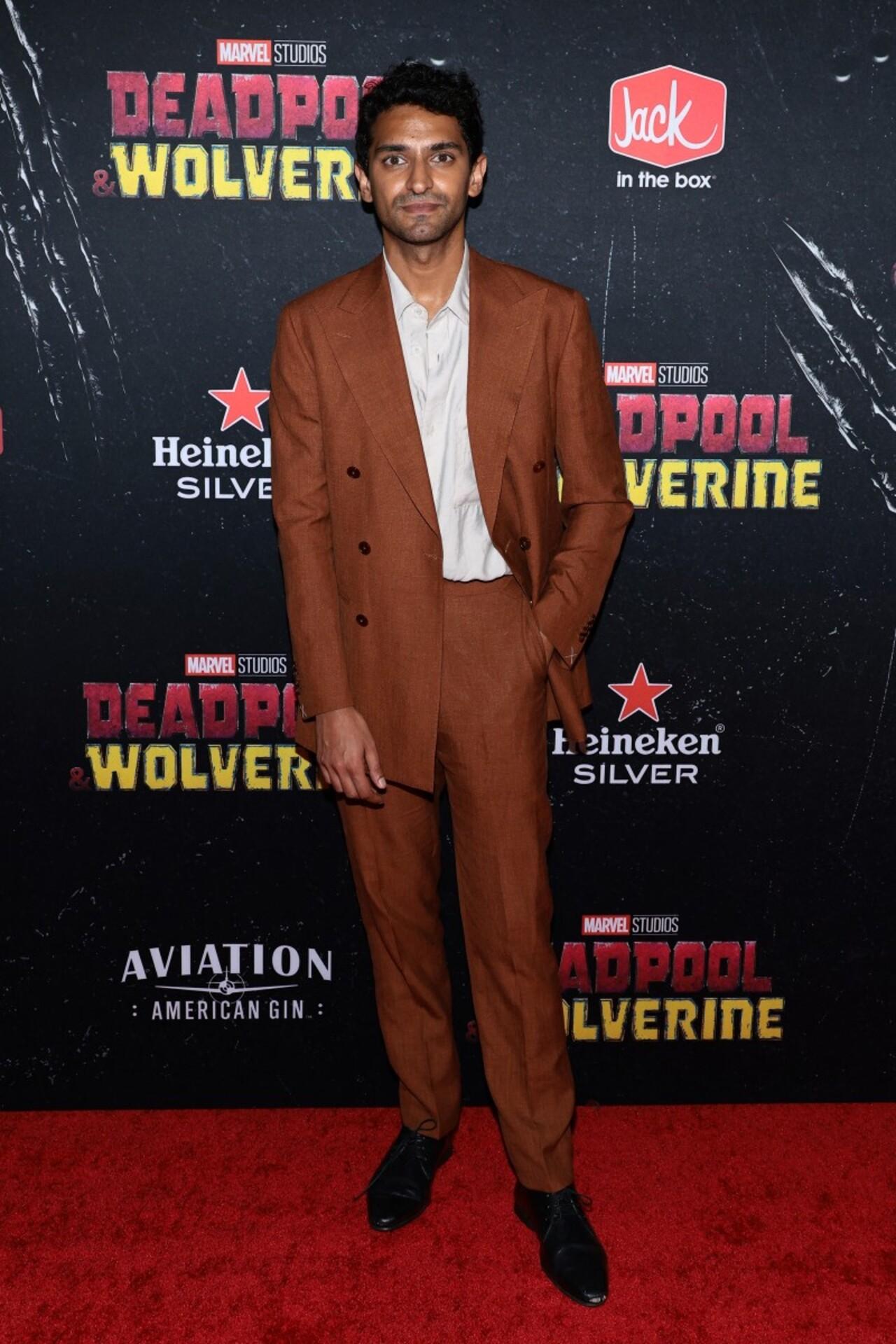 Also in attendance was actor Karan Soni, who plays Dopinder, a taxi driver and admirer of Deadpool who serves as his de facto chauffeur. 