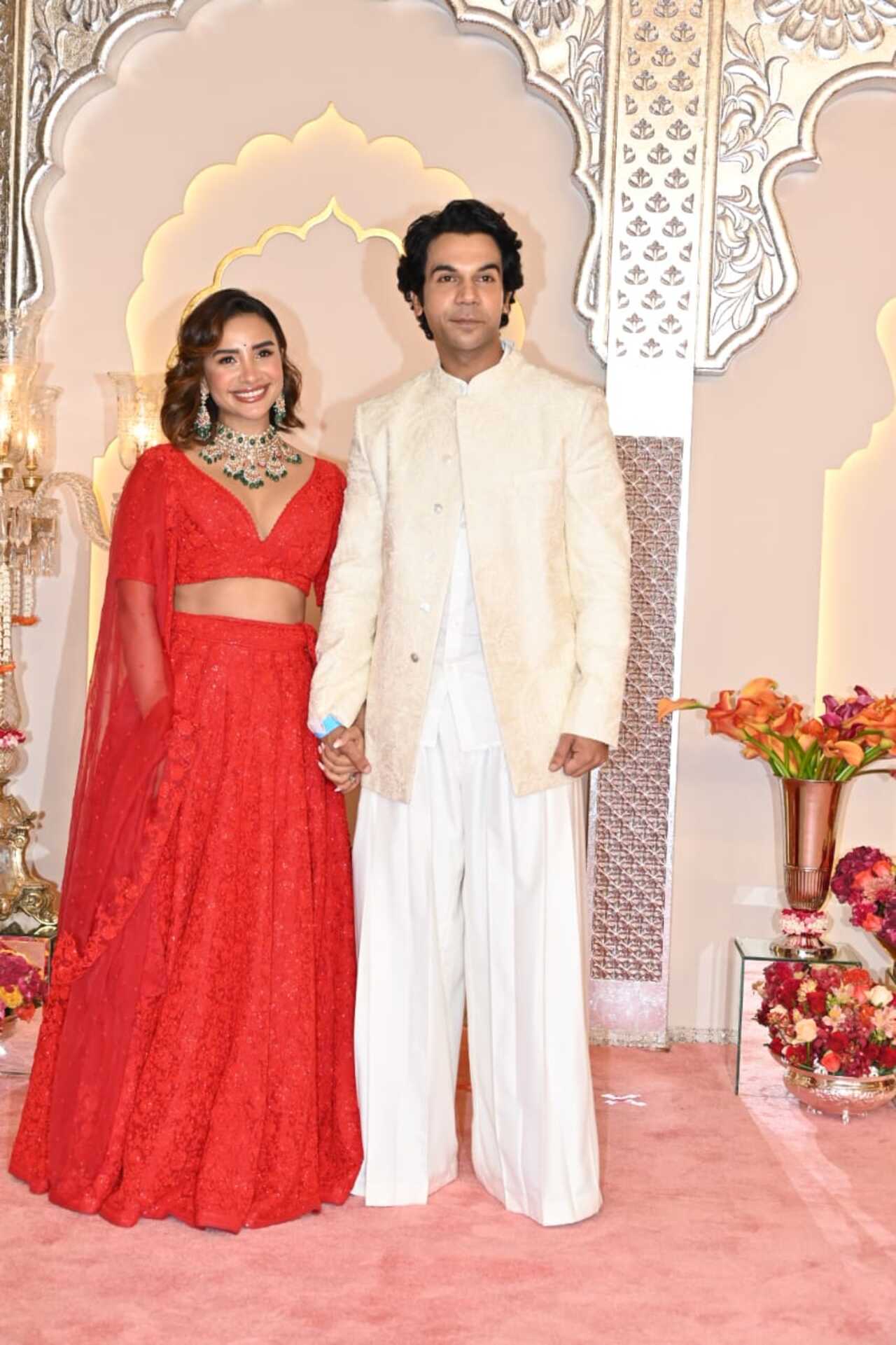Rajkummar Rao and Patralekhaa arrive together for the wedding