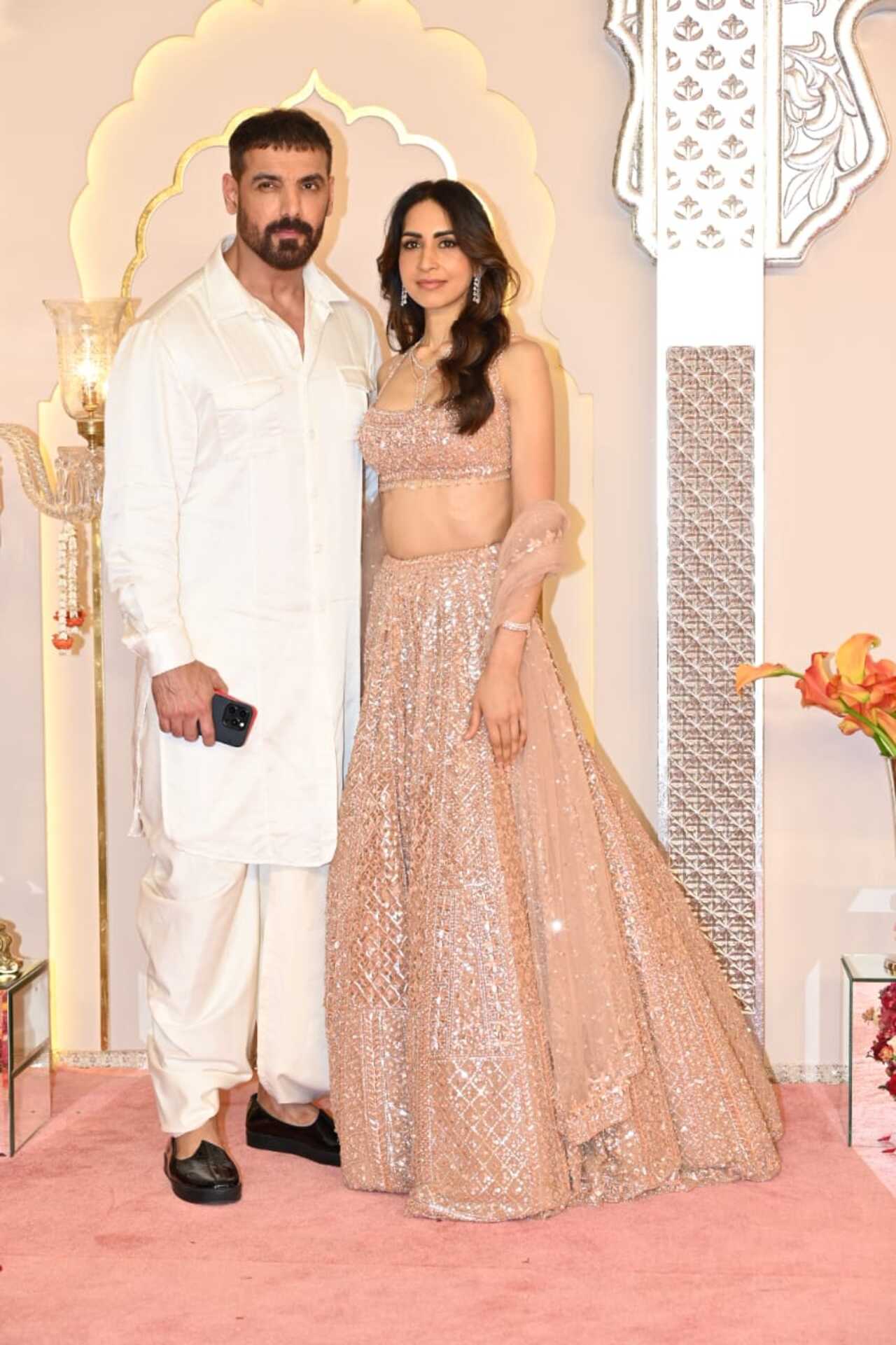 John Abraham makes a rare appearance with his wife Priya