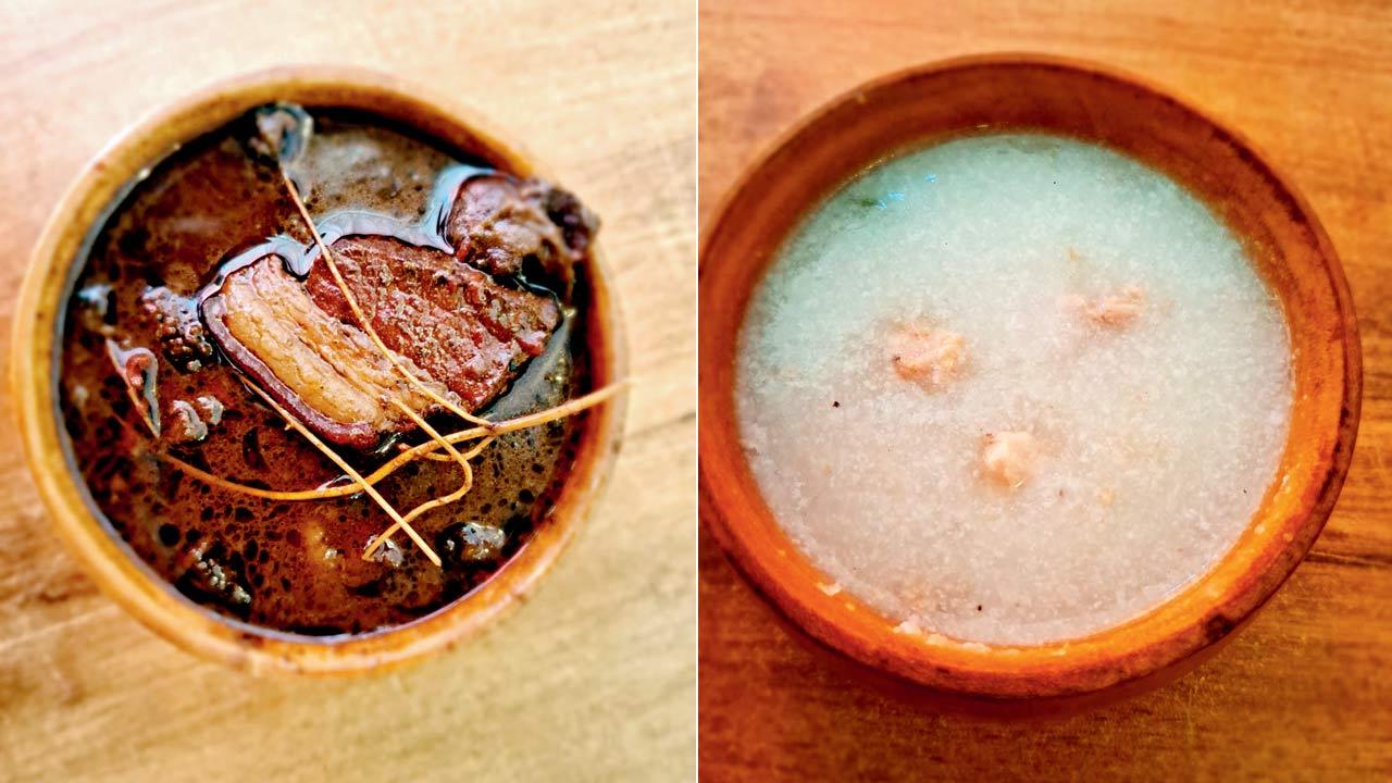 Anishi with pork and Chicken amruso