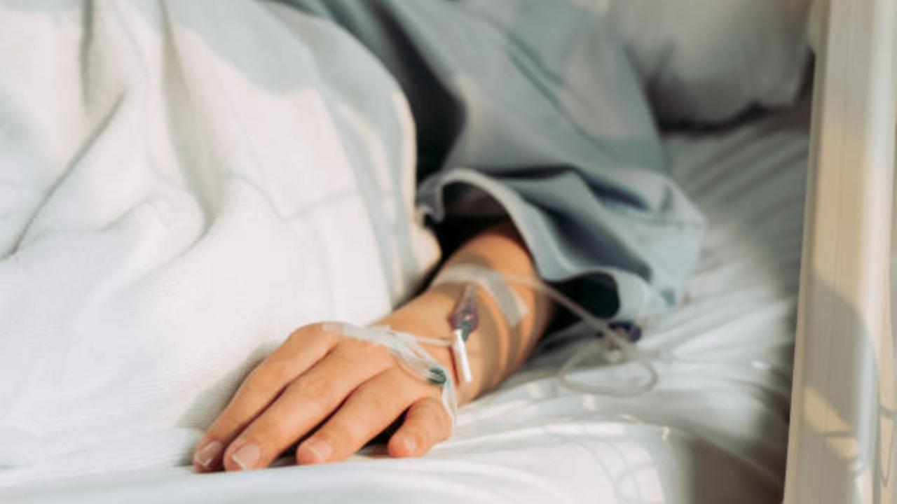 Two liters of blood removed from a woman’s abdomen