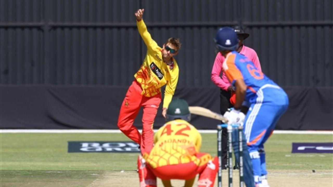 Yashasvi Jaiswal returning to the squad accumulated 36 runs in 27 balls including 4 fours and 2 sixes