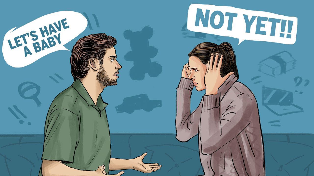 I don’t want kids, but he does