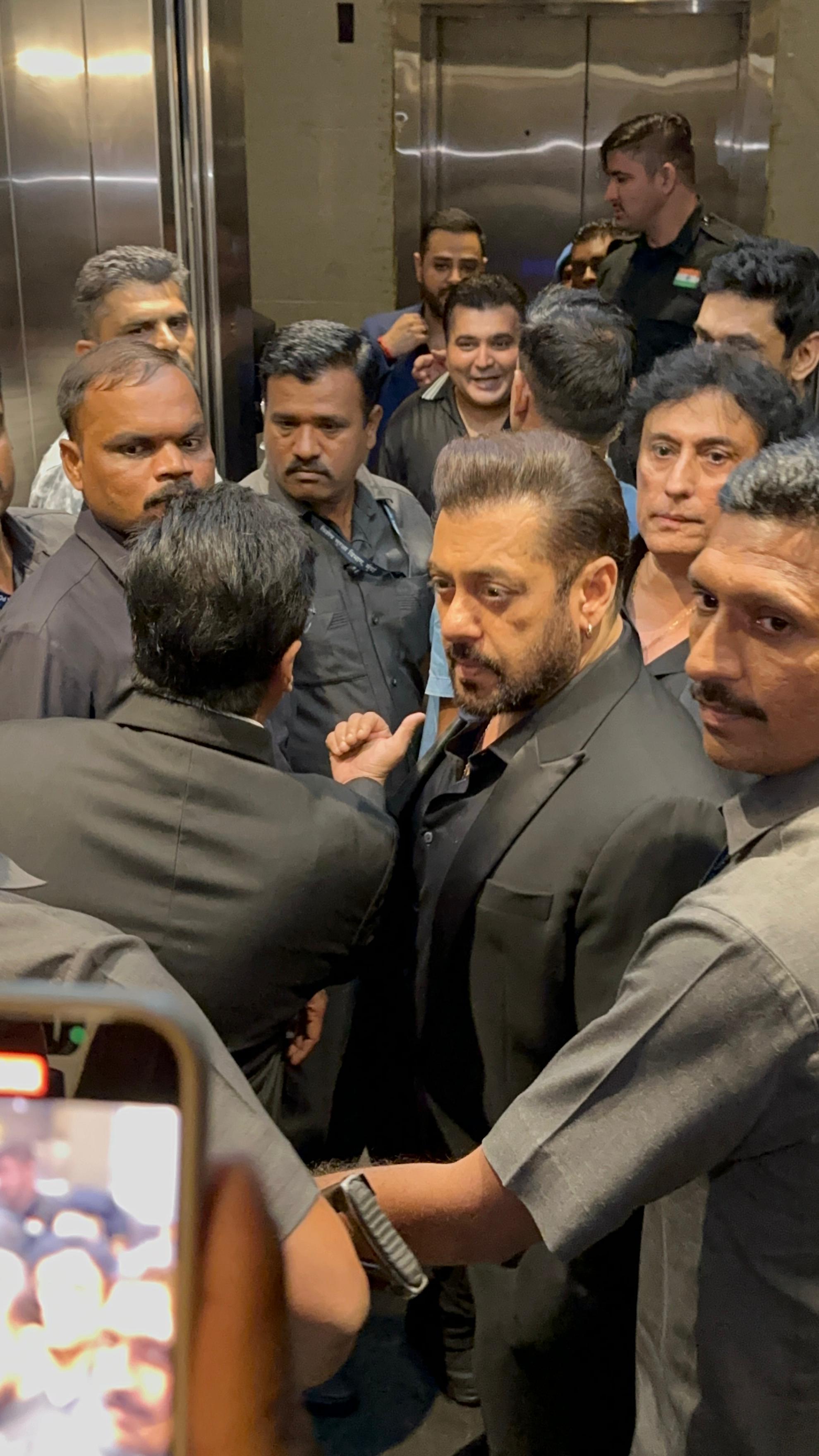 The actor went to attend close friend Sonakshi Sinha and Zaheer Iqbal's wedding reception
