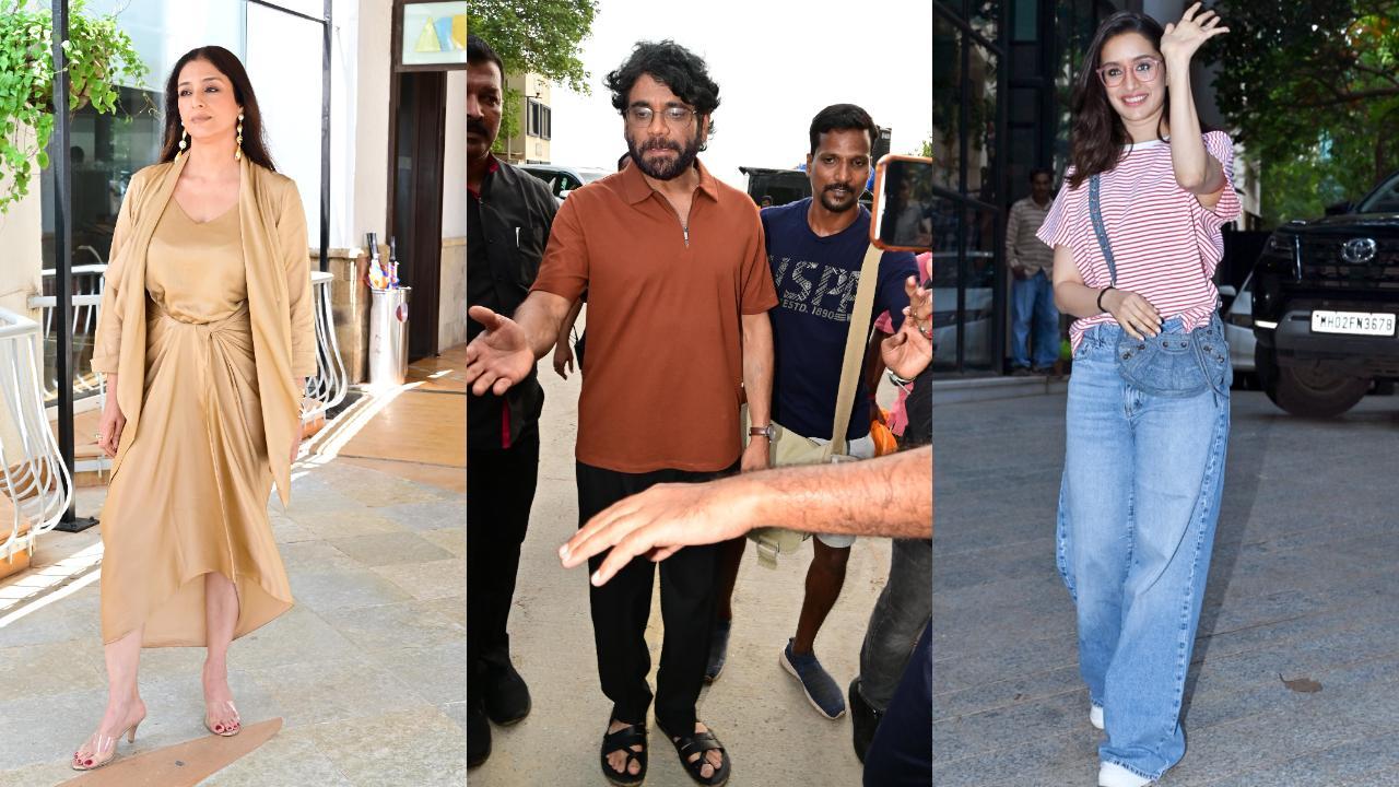 Spotted in the city: Tabu, Nagarjuna Akkineni, Shraddha Kapoor and others