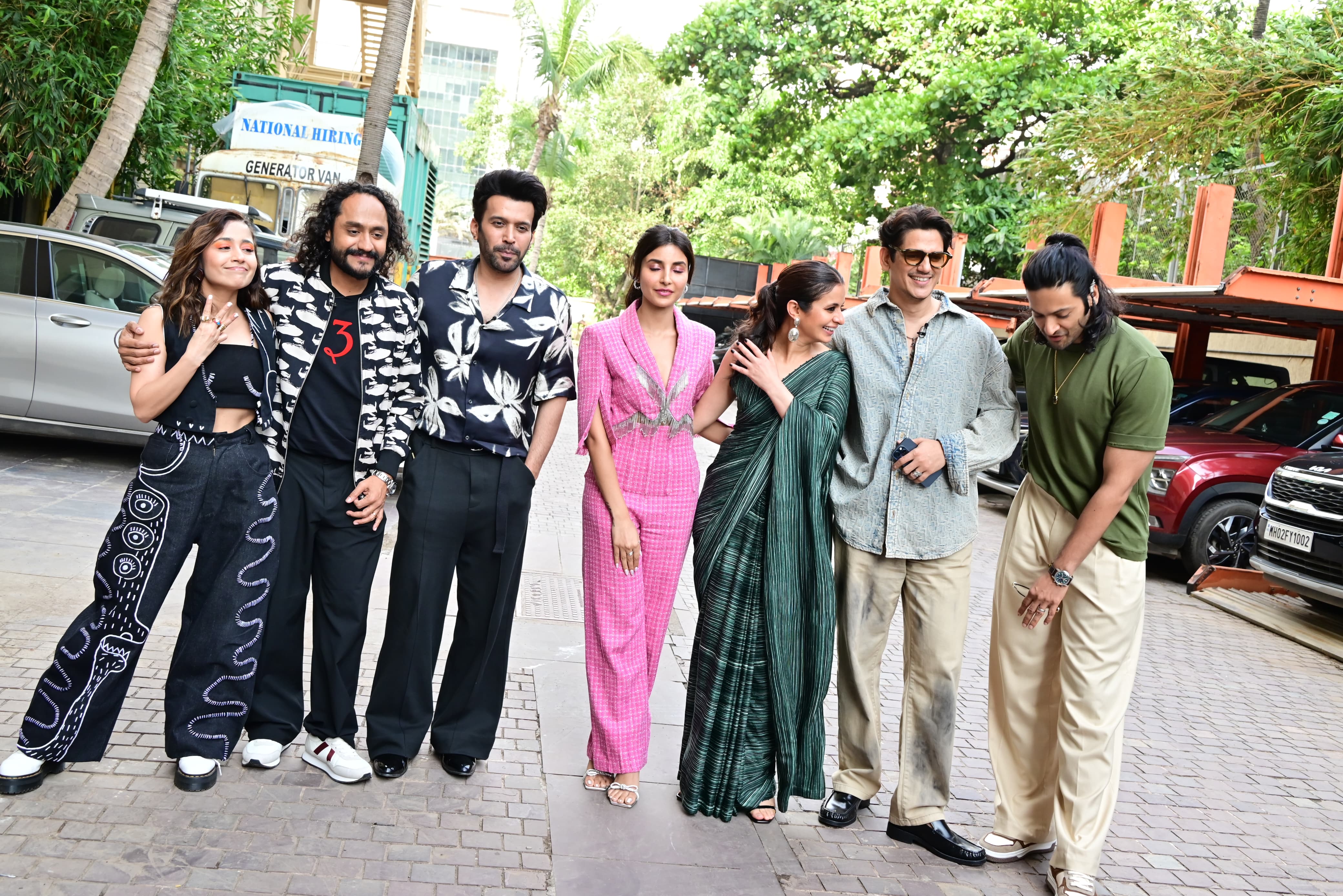 The cast of Mirzapur was snapped as they went out for a promotional event