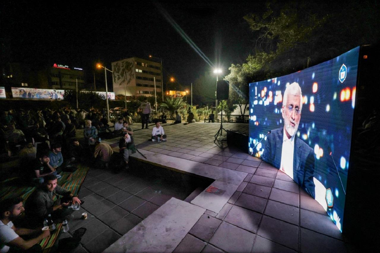 The candidates were to discuss their proposals and plans for Iran's spiralling economy, struggling under sanctions from the United States and other Western nations