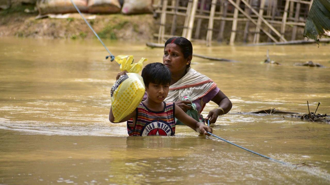 IN PHOTOS: Assam grim with floods after Cyclone Remal