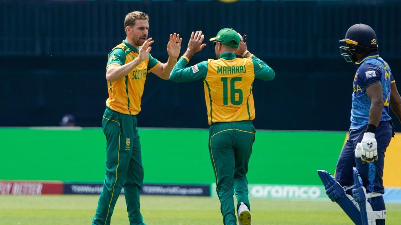 Nortje's 4-7 sets up South Africa’s tricky six-wicket win over Sri Lanka
