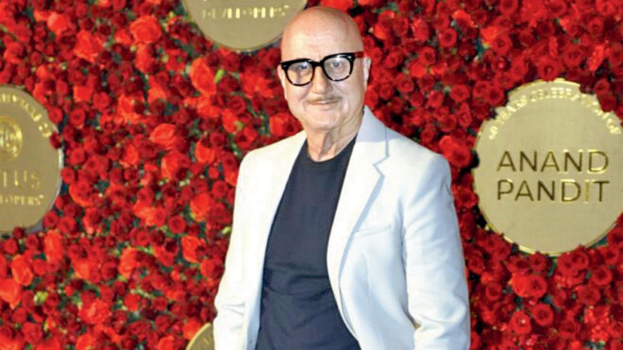 Actor Anupam Kher. File pic/PTI