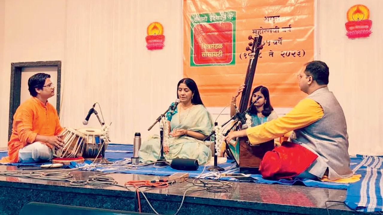 Anuradha Kuber in performance. Pic Courtesy/Instagram