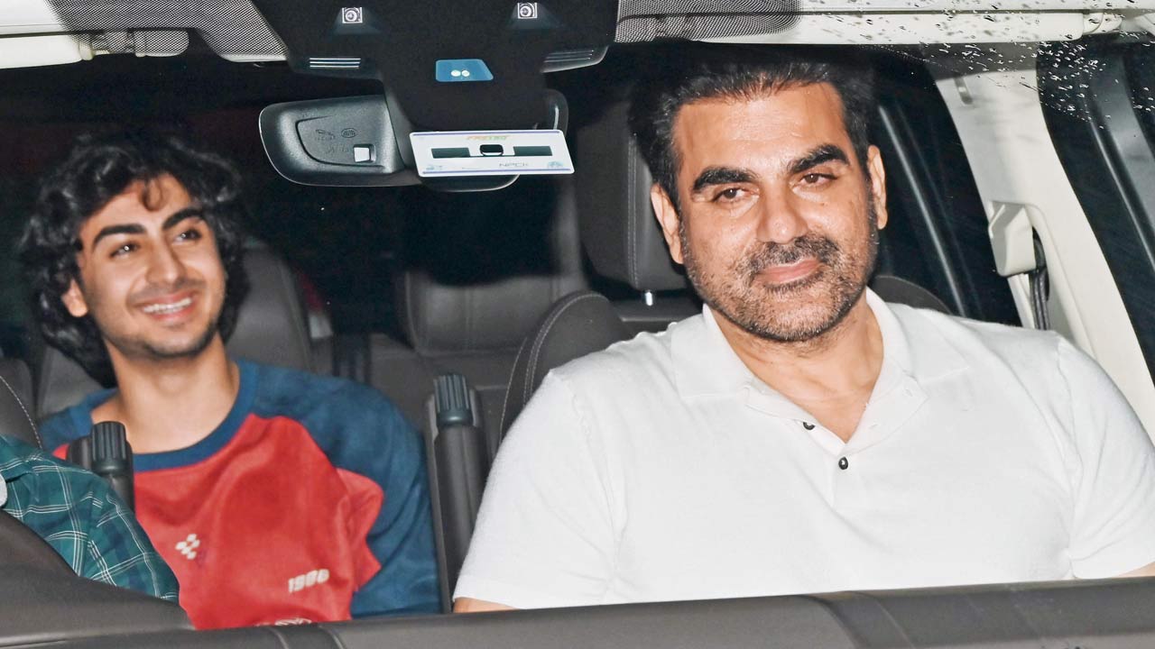 Arhaan Khan and Arbaaz Khan