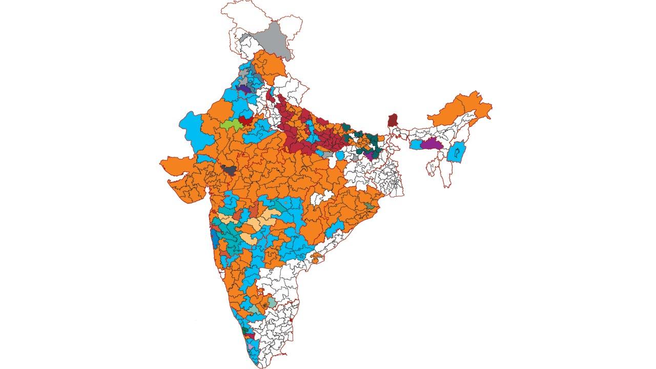 BJP rules the map