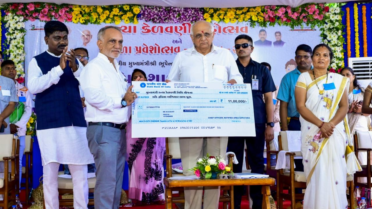 The official release stated, the gross enrollment ratio for girls at the elementary level in the state is 94 per cent, while for boys, it is 91 per cent. Students of the Biliamba school became doctors, went to IIT and excelled in sports, the CM said