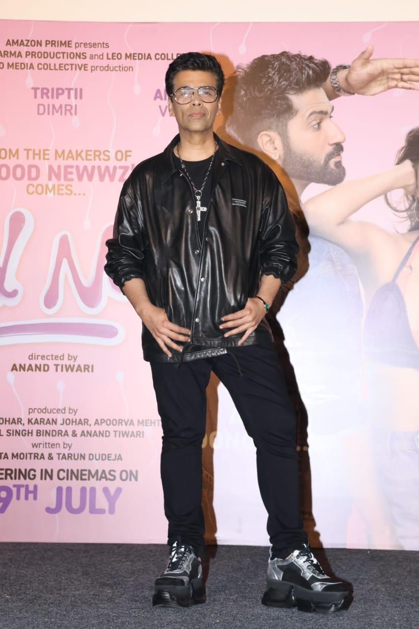 Ace producer Karan Johar was also present at the grand event. The filmmaker was wore an all-black outfit