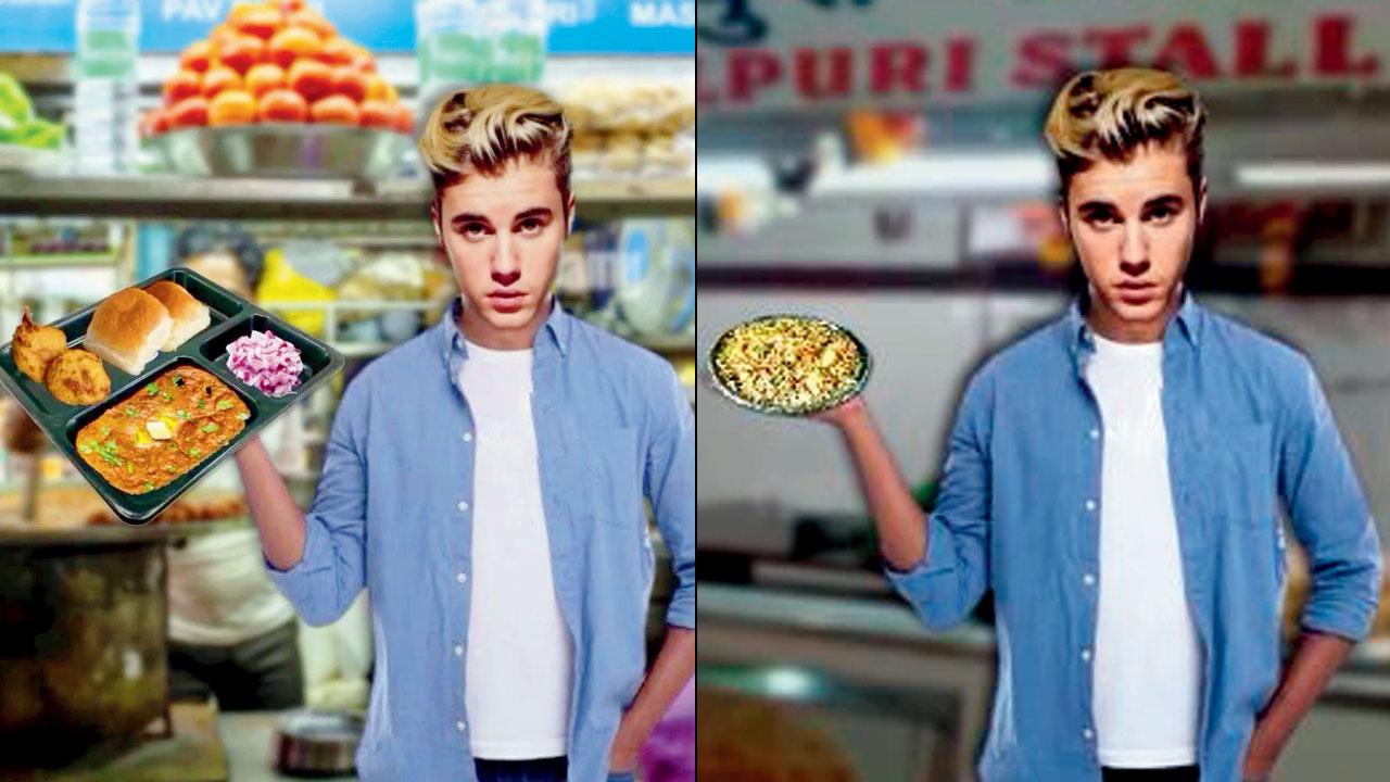 The video shows Justin Bieber indulging in street food. PICS COURTESY/INSTAGRAM