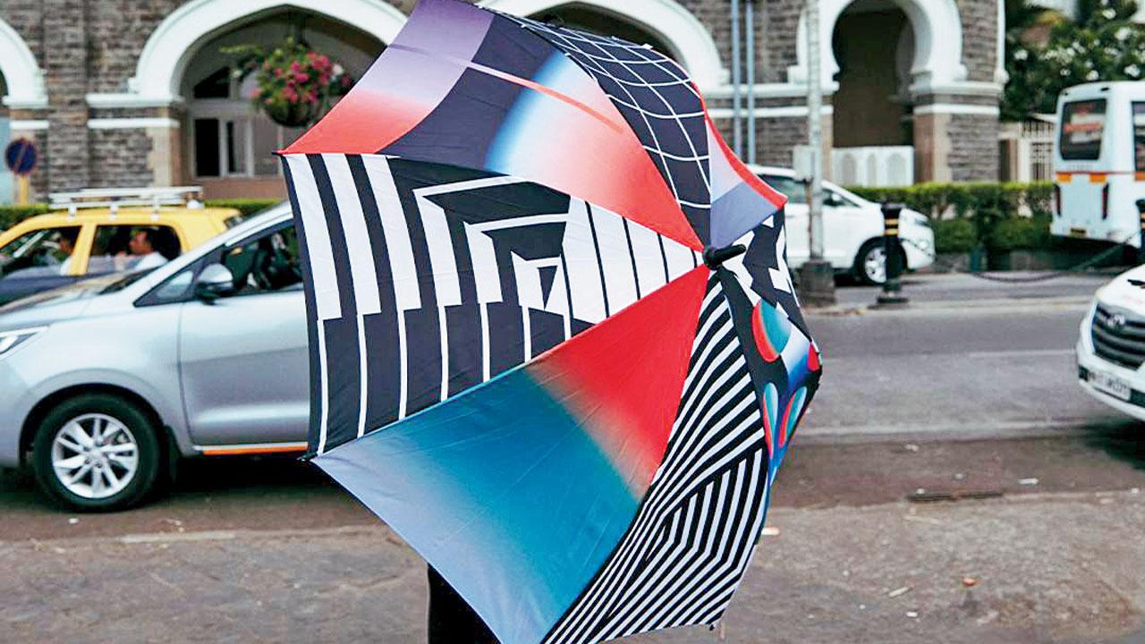 An umbrella design by Aniruddh Mehta
