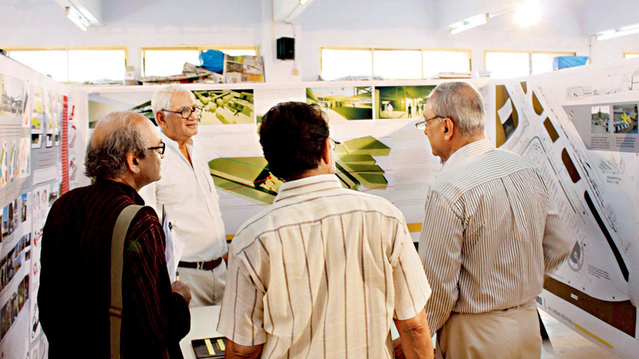 Jury deliberations-Charles Correa with colleagues. PICs COURTESY/ © Charles Correa Associates, Charles Correa Foundation