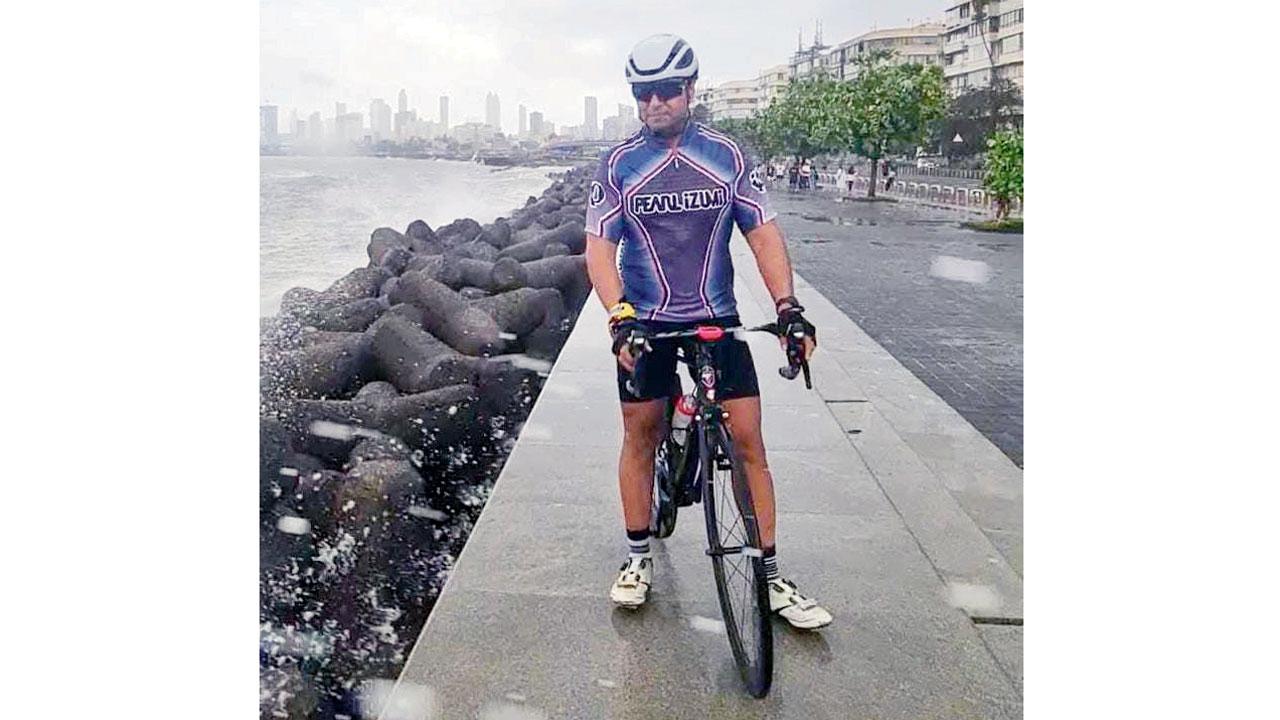 Ravi Agarwal picks Marine Drive as a popular location for cycling in the rains