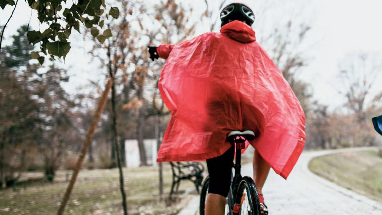 Wear bright coloured ponchos for increased visibility