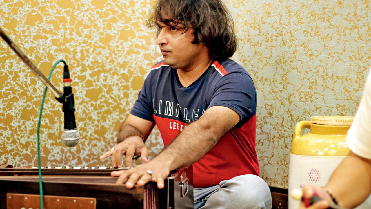 Deepak Marathe at the rehearsals