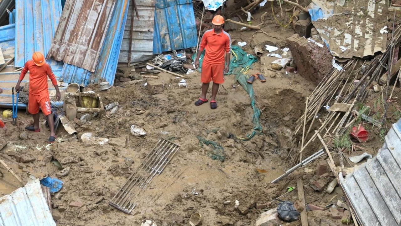 The third labourer is identified as Dayaram (45), who used to work at the site with his wife, officials said