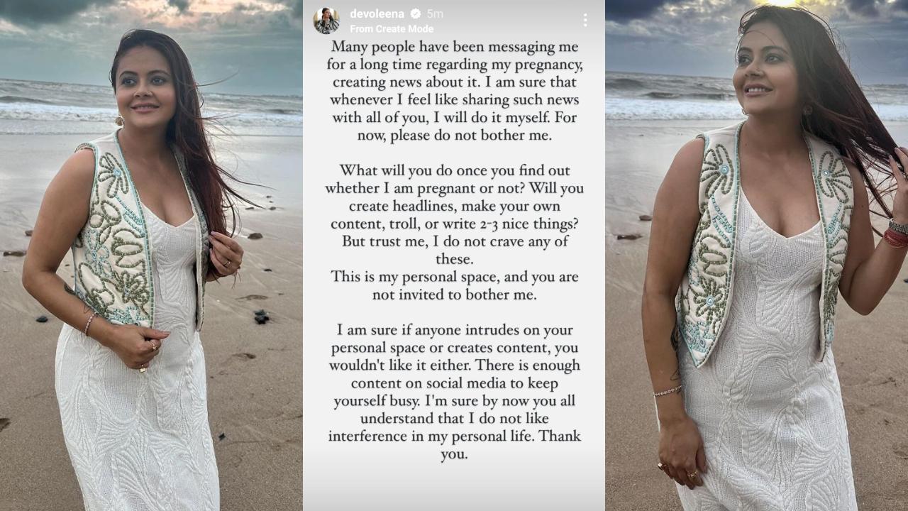 Devoleena addresses pregnancy rumours: ‘This is my personal space...'