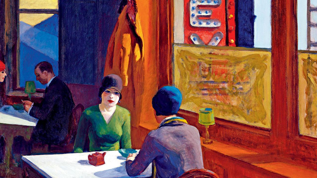 Artist Edward Hopper’s famous artwork, Chop Suey (1929). Pic Courtesy/Wikimedia Commons