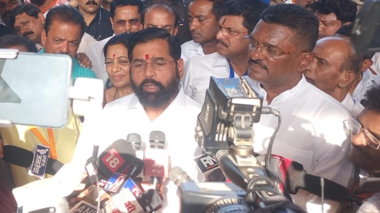 Talking to reporters, CM Eknath Shinde said that the vote bank politics of the opposition had affected the Bharatiya Janata Party-led NDA's performance