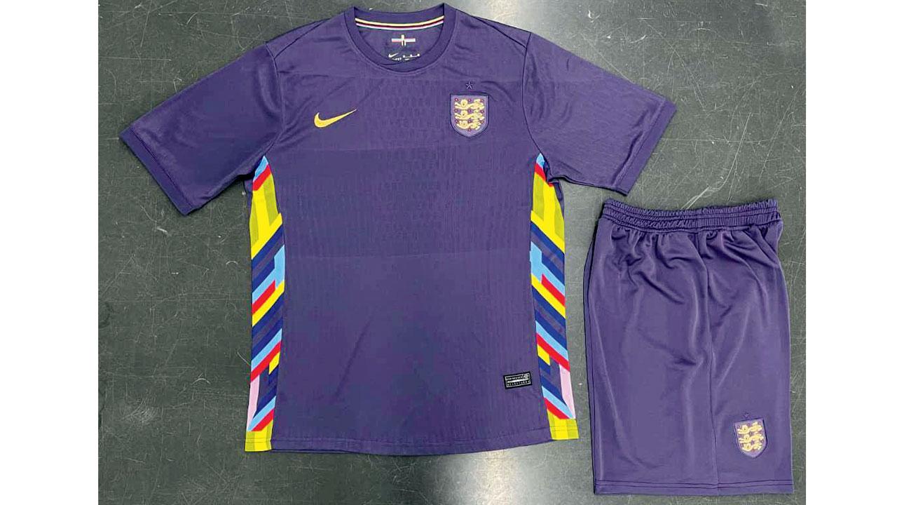 The new second kit for England at the Euro 2024