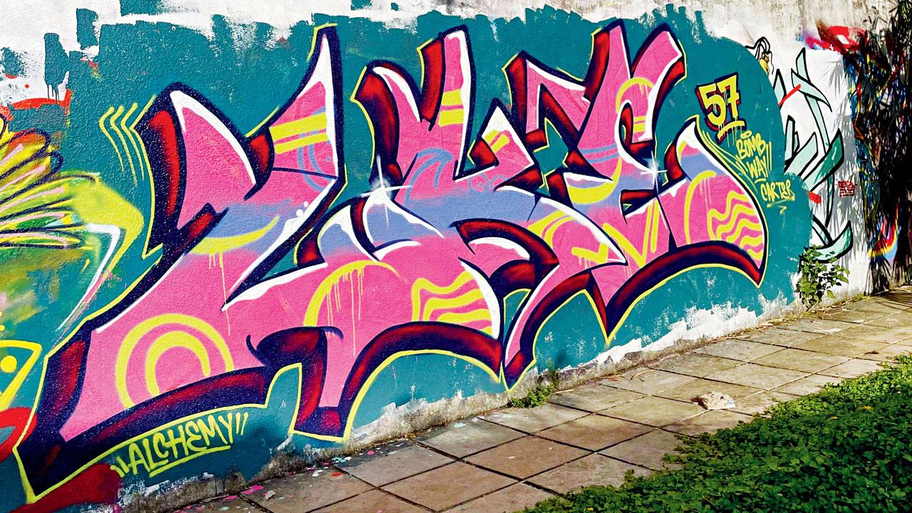 The new graffiti in Jogeshwari