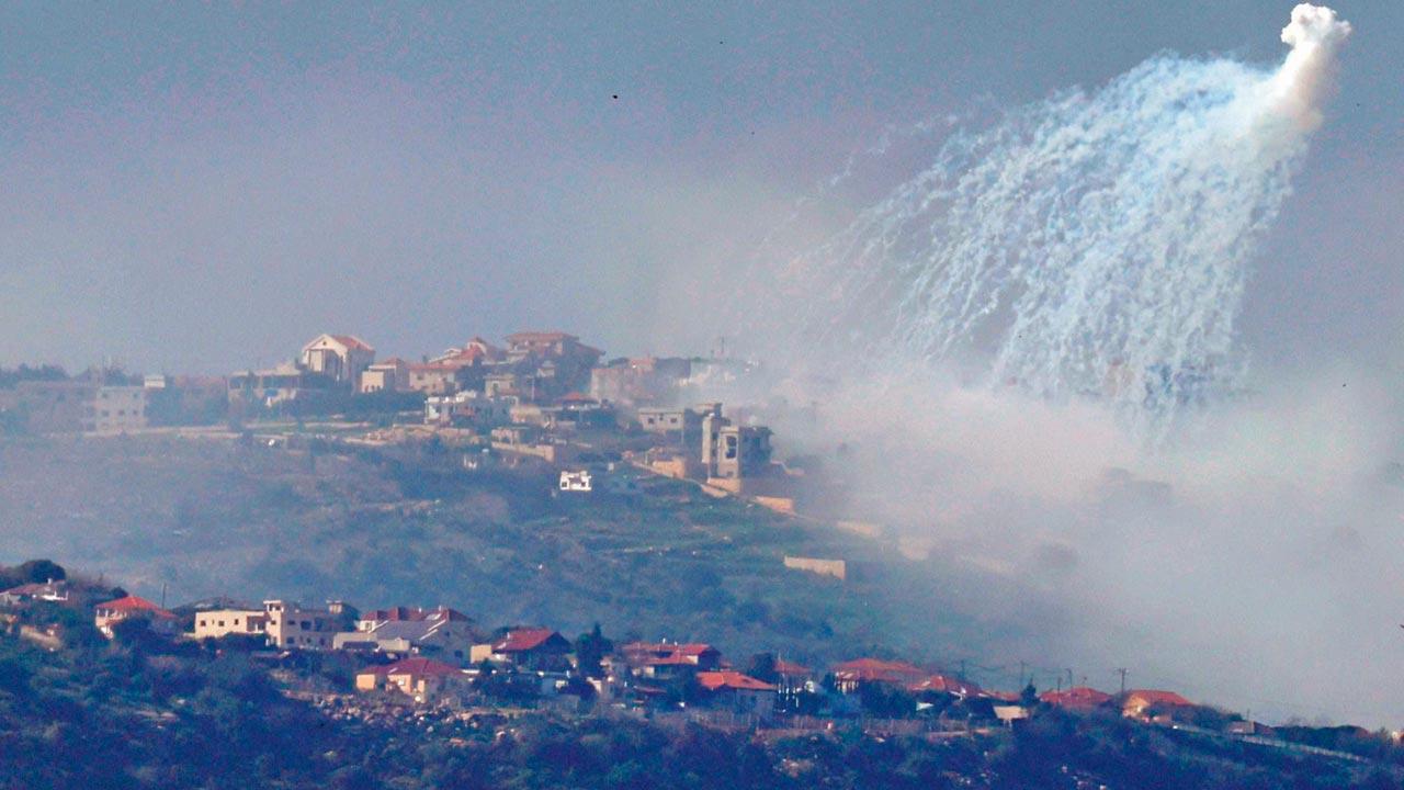 Lebanon has accused Israel of using controversial white phosphorus rounds, in attacks authorities say have harmed civilians and the environment. Pic/AFP