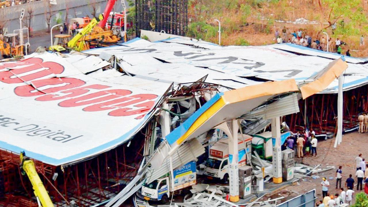 Mumbai: IPS officer suspended over Ghatkopar hoarding collapse