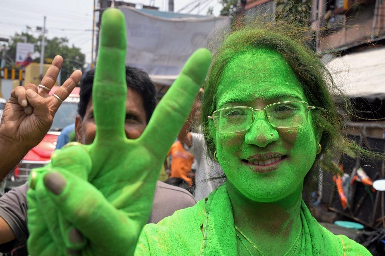 If TMC can hold on to this tally till evening, the party is all set for second best performance in the state after 2014 when it had won 34 seats