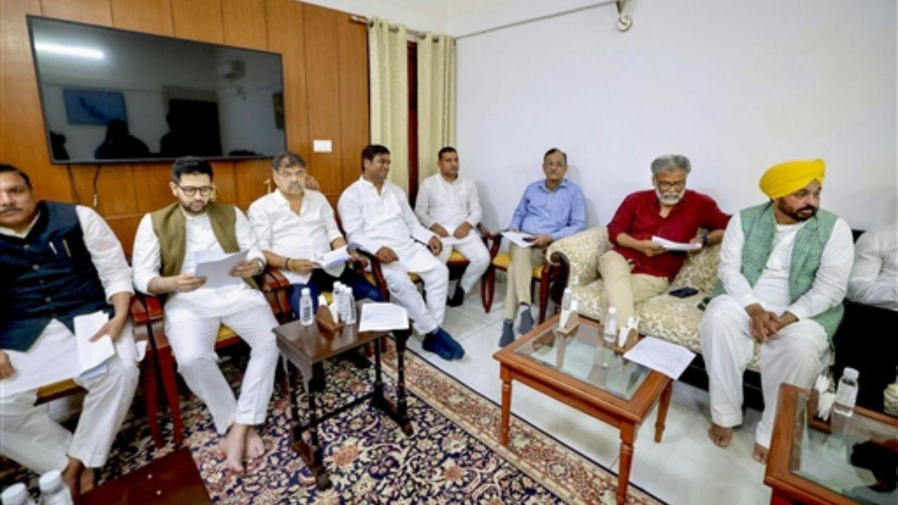 Kharge targeted the BJP, alleging attempts to shape the narrative through government exit polls. The opposition aims to provide the public with accurate information and counter any misinformation propagated by the ruling party.